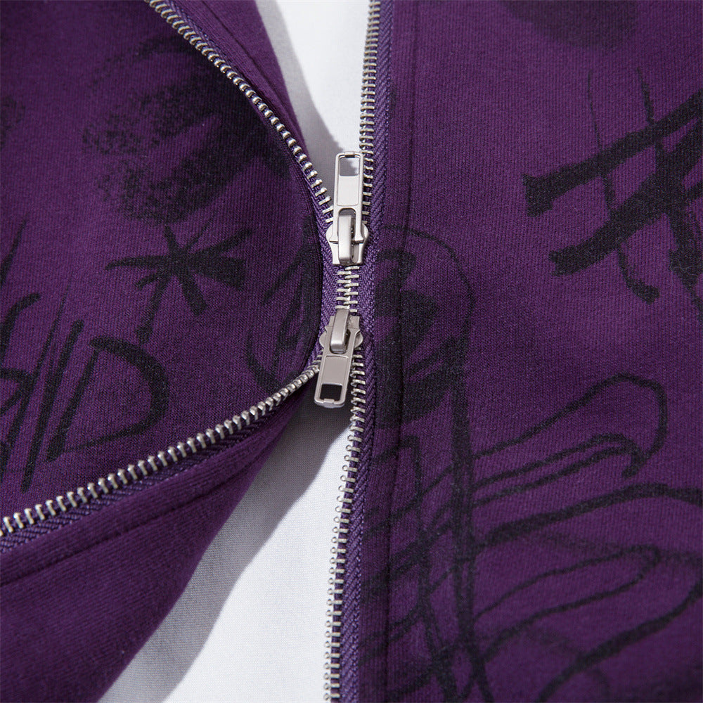 Graffiti Zip Hoodie (3 Colors)