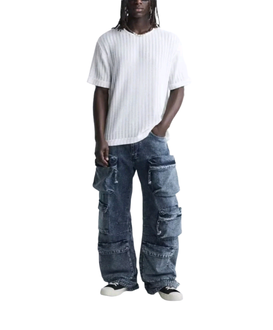 Multi-Pocket Work Jeans (3 Colors)