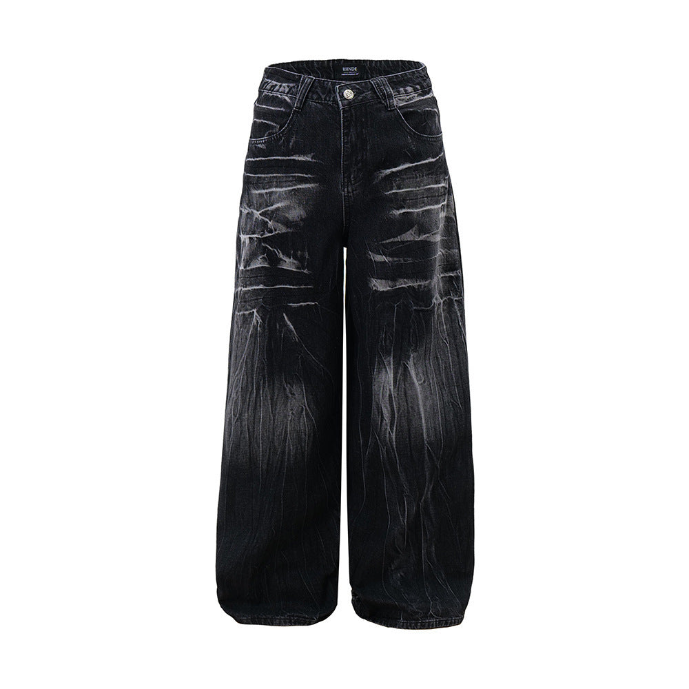 Black Washed Pants