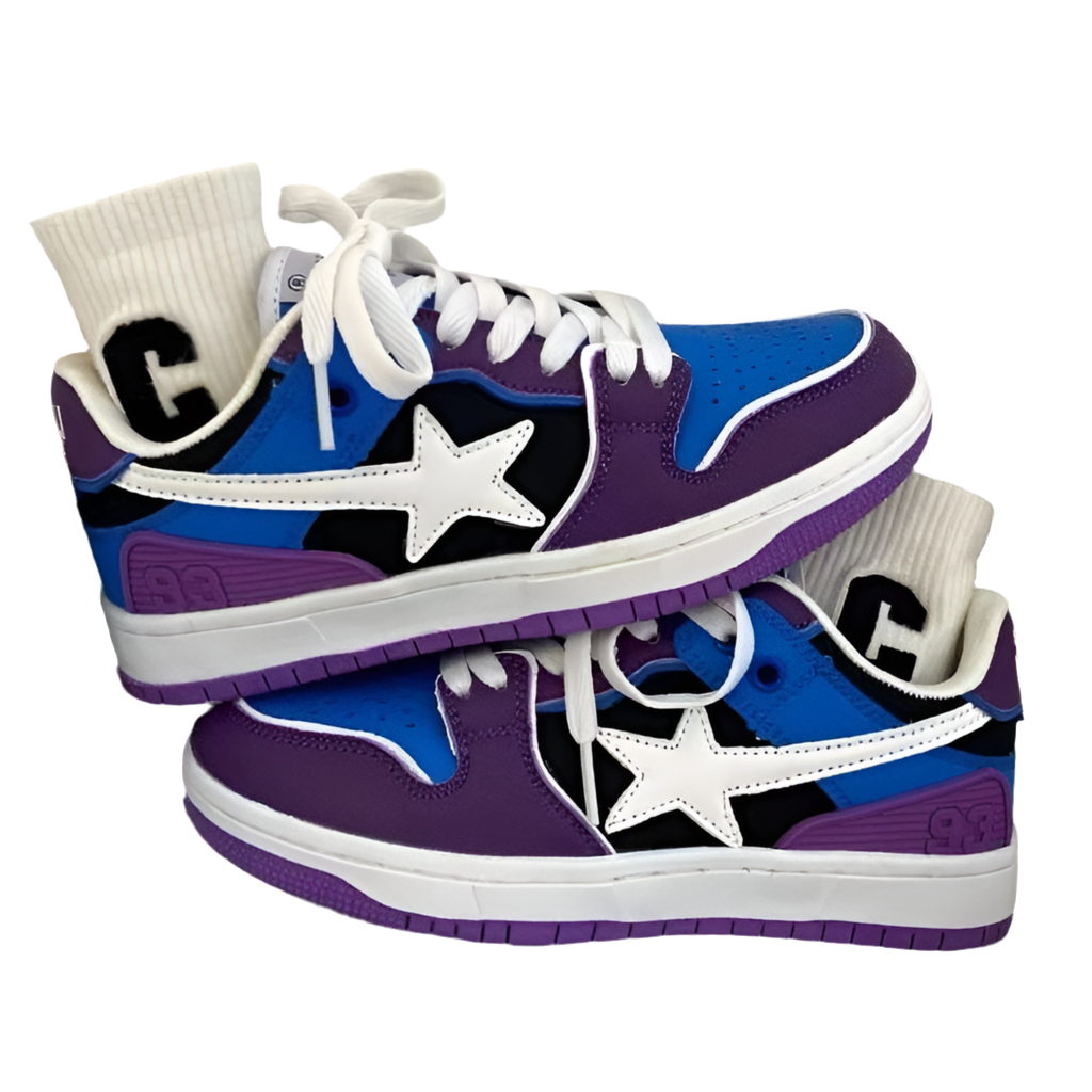 Y2K Era Shoes Purple and Blue