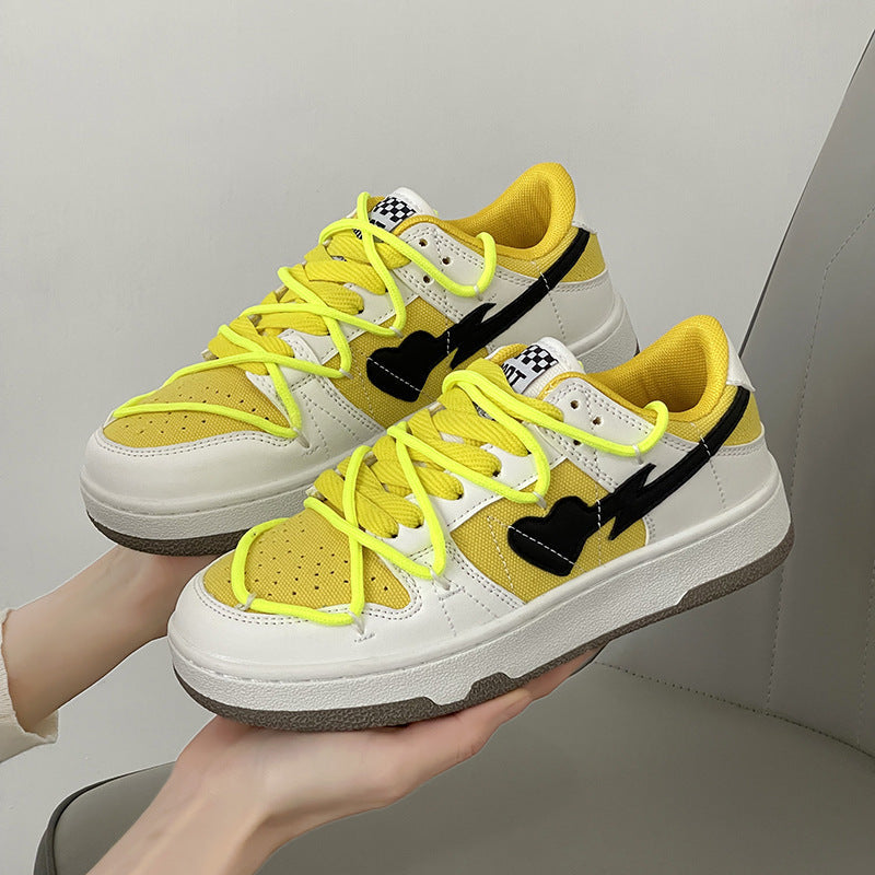 Y2K Hearth Shoes Yellow